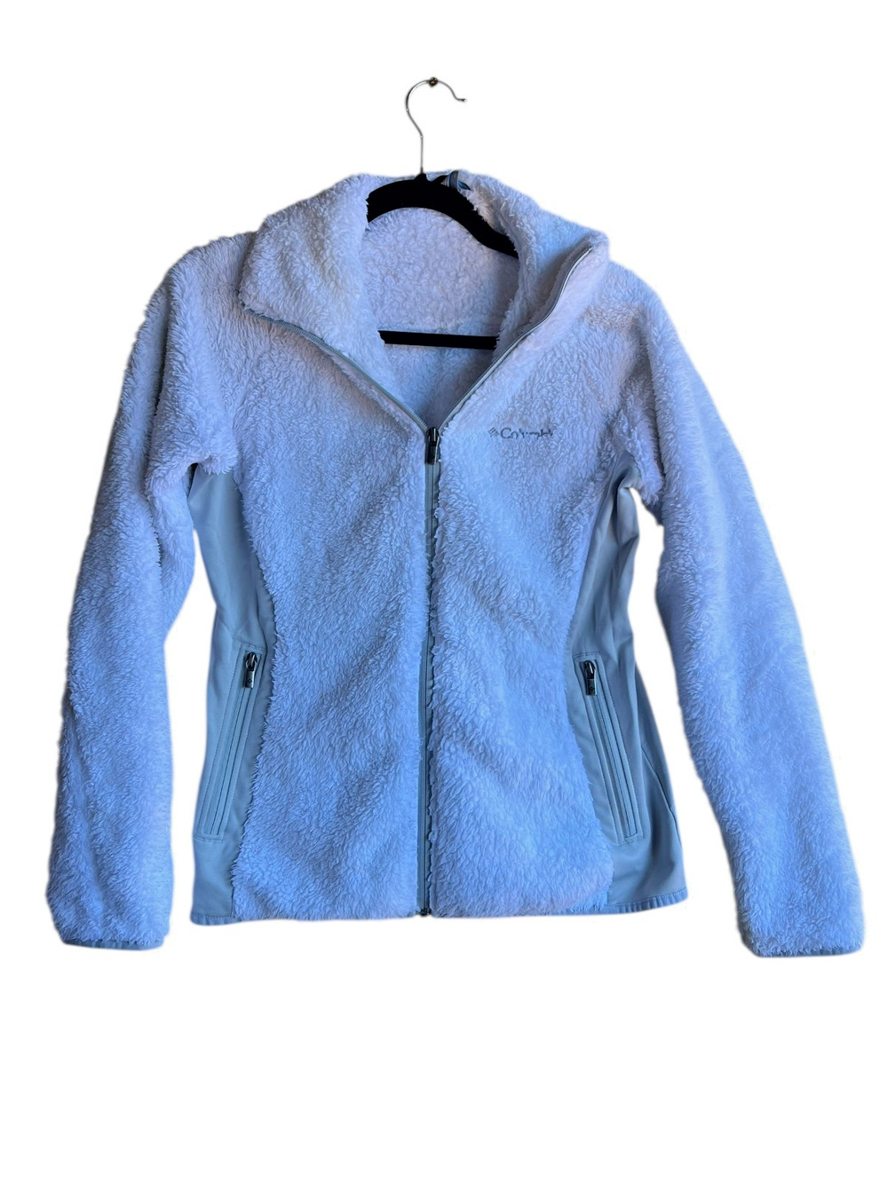 Columbia Women's Trek Fleece Jacket Full Zip White Size Medium